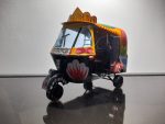 Baby Taxi Showpiece Miniature (Metal, Hand Painted, Rickshaw Painting