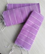 Cotton Saree Purple 12 Hand