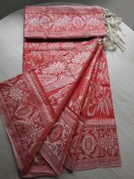 kanchi katan Saree 12 Hat, Deep Flower Deep Pink-40 - Image 3