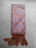 kanchi katan Saree 12 Hat, Cross Flower Purple- Orange -72
