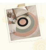 Circle Jute Rug 3ft dia-RG1 - Image 2